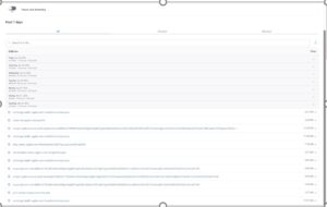 Image of status report.
